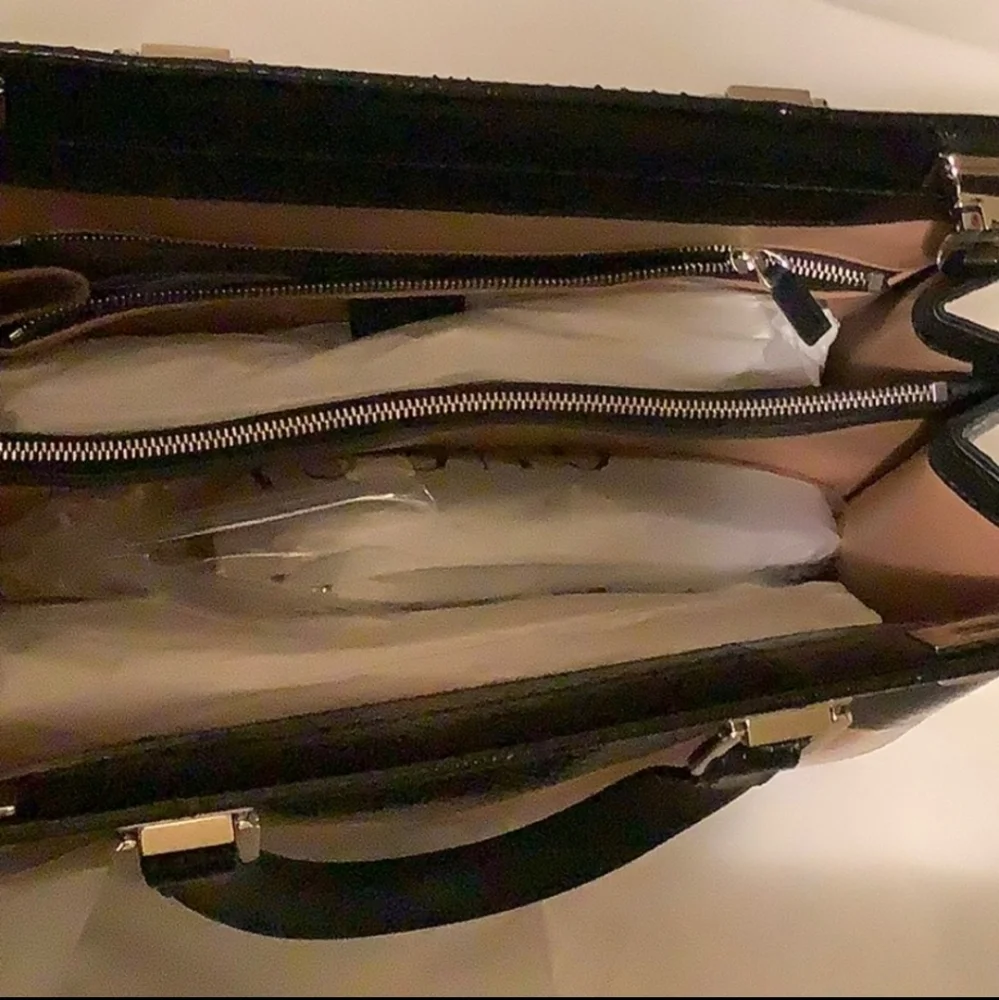 ZUMI SNAKESKIN MEDIUM TOP HANDLE BAG - Picture 4 of 4